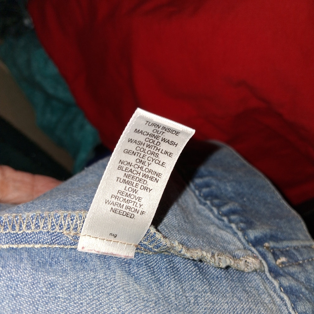 Plaid Blue Denim Jacket for Women - Picture 6 of 7